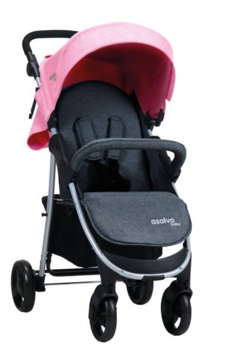 Asalvo Pink Stroller (0–22 kg)