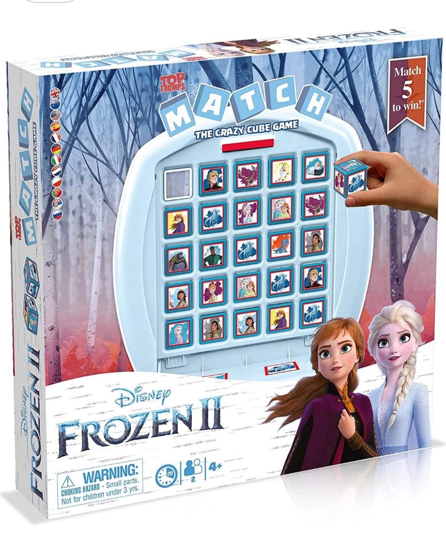 Disney Frozen match cubes game 