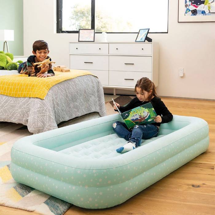 Hand Pump Intex Kids Air Bed Intex Kidz Travel/Camping 168 X 107cm