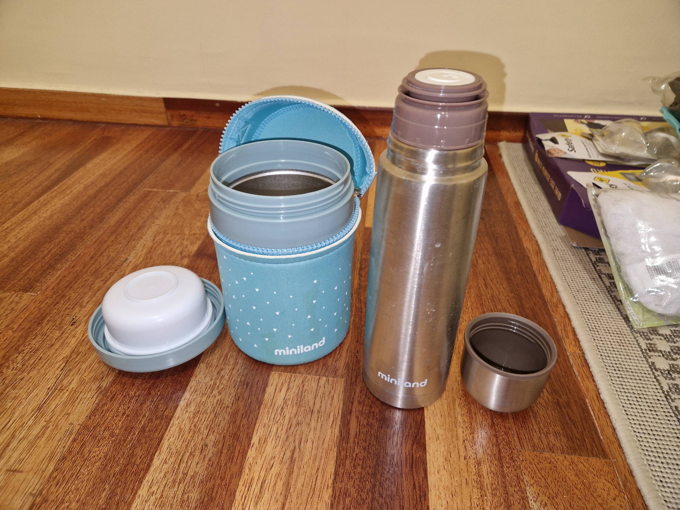 Miniland food & liquid thermos containers