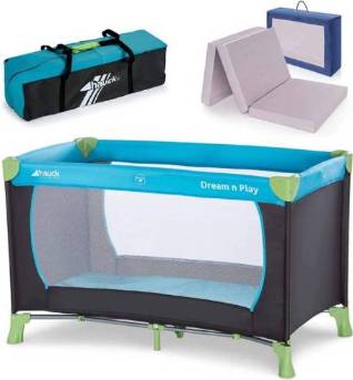 Hauck Travel cot + extra Mattress / up to 5 years