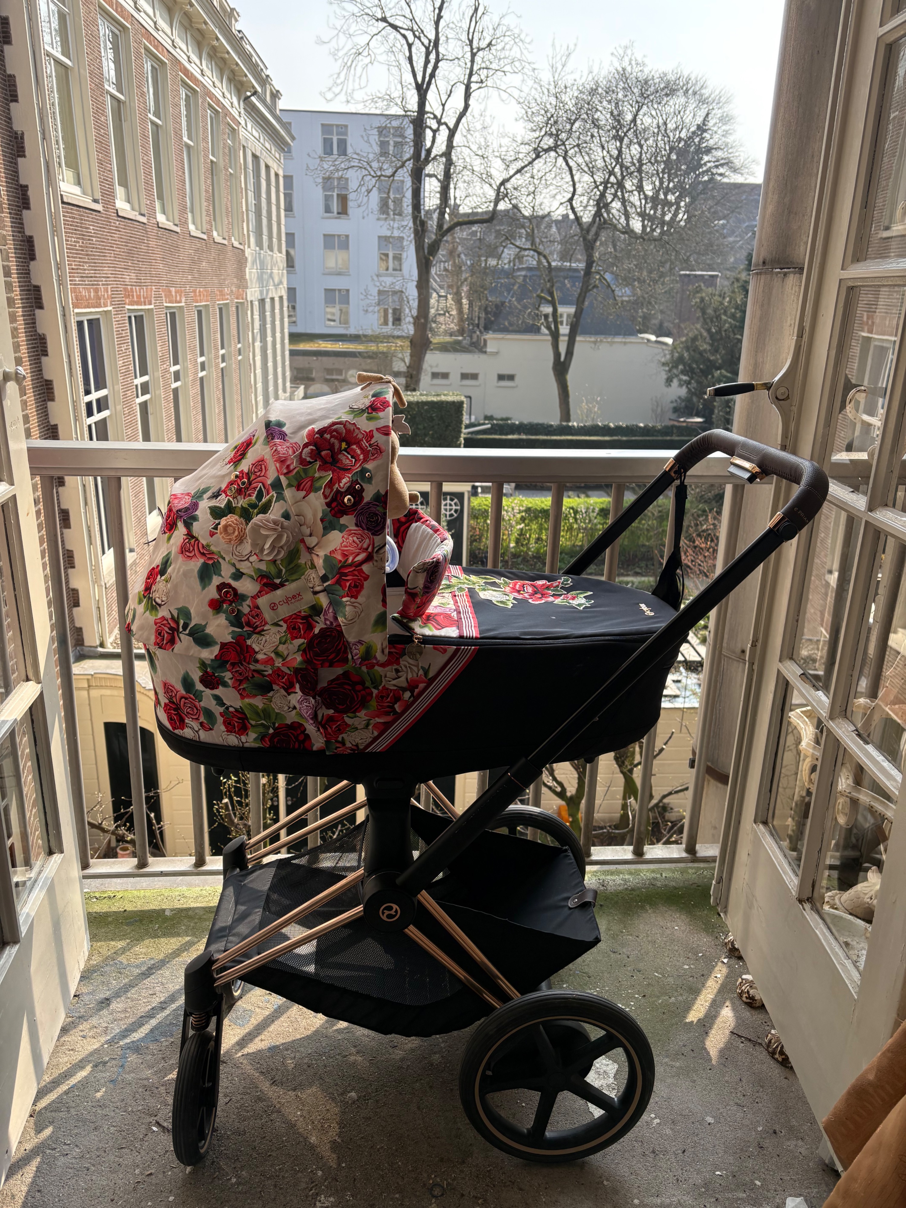 Deluxe Carry cot, smart driving