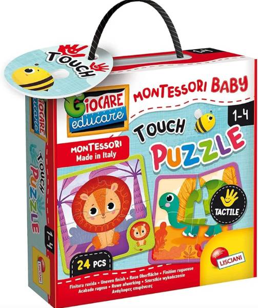 Montessori-Baby touch puzzle  from 1 to 4 years (Puzzle per bambini da 1/4 anni)