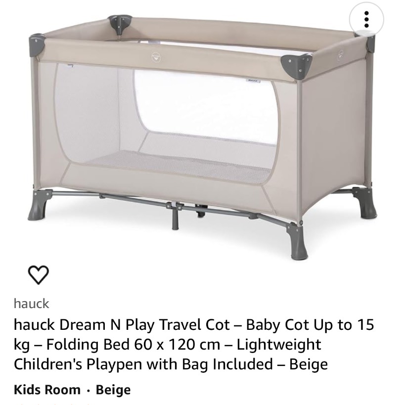 Hauck Dream N Play Travel Cot