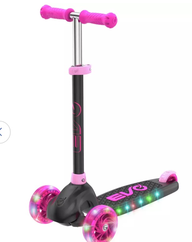 Evo Eclipse Kids 3 Wheel Scooter - Pink