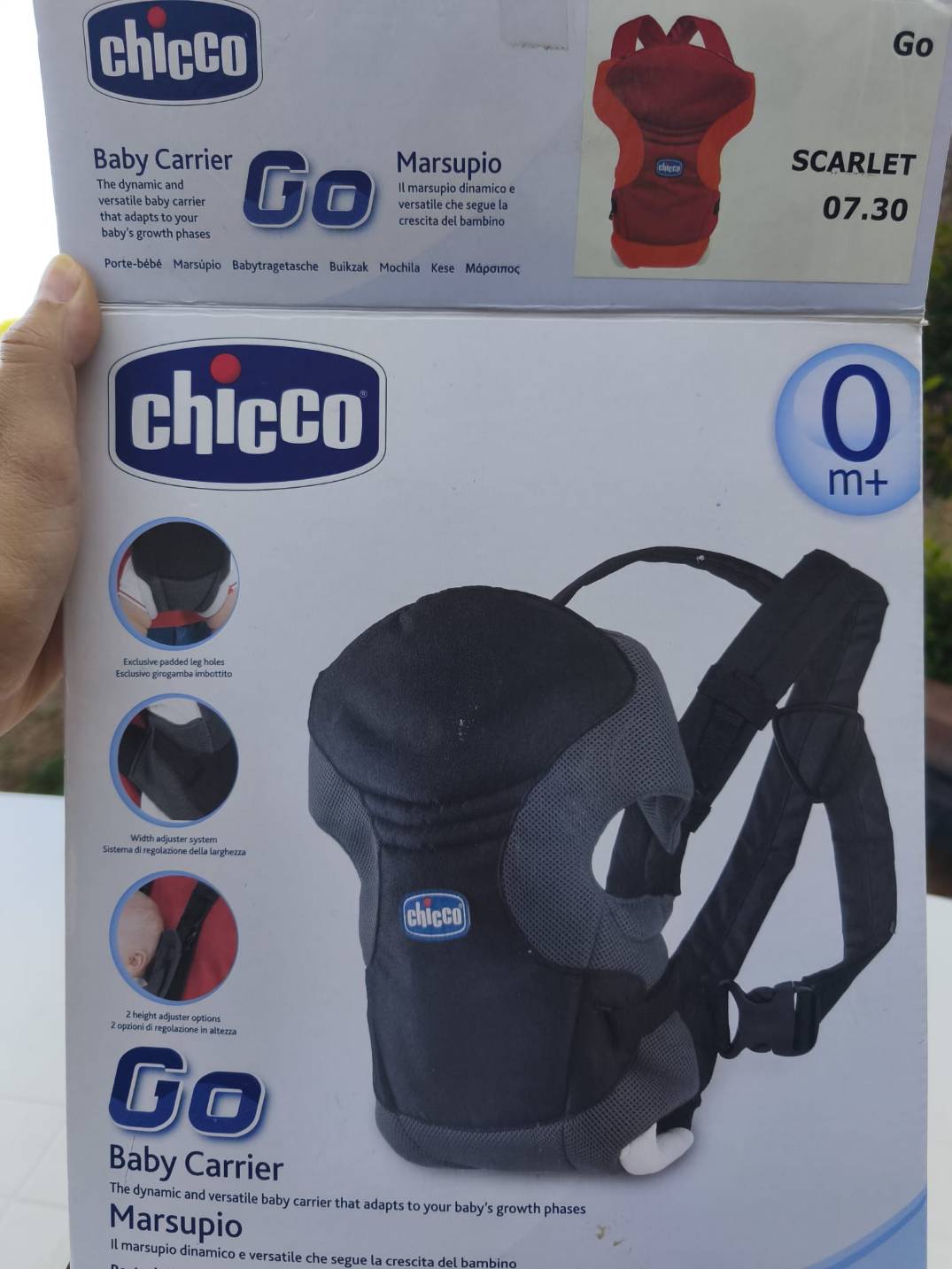 Marsupio Chicco Rosso