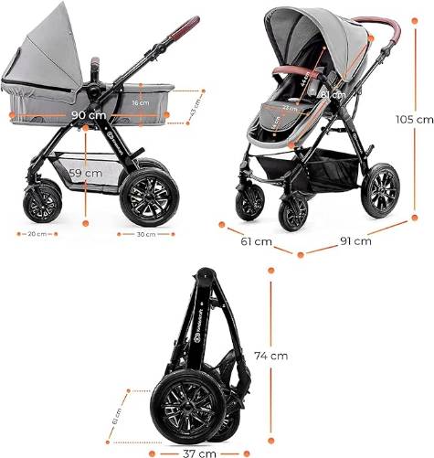 Kinderkraft MOOV 2in1 stroller + bag