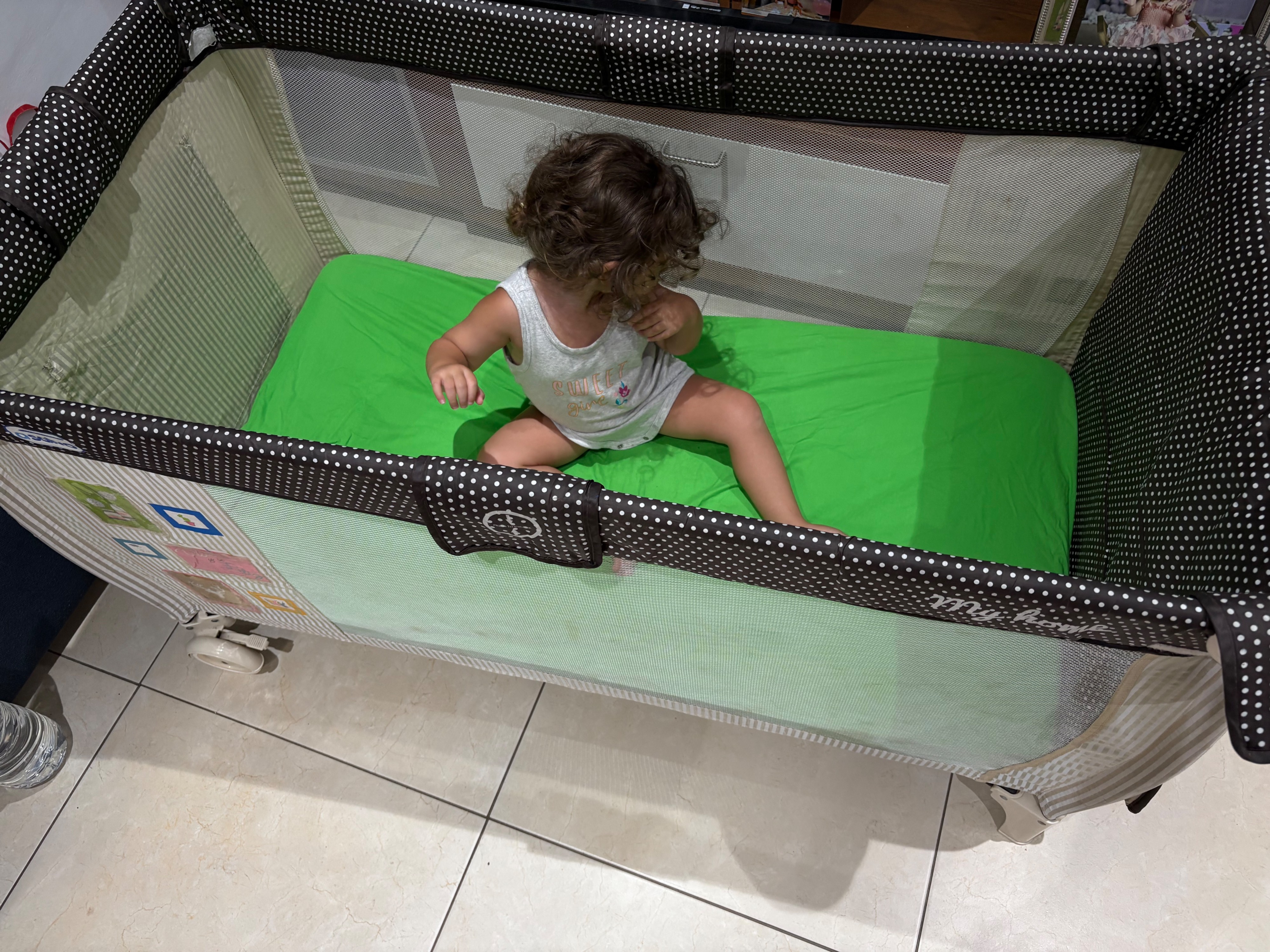 Travel cot + Mattress