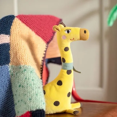 Giraffe Rattle with Scarf-For Sale – Not for Rent