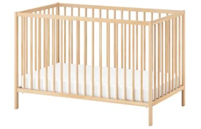 IKEA Sniglar wooden cot - Beech